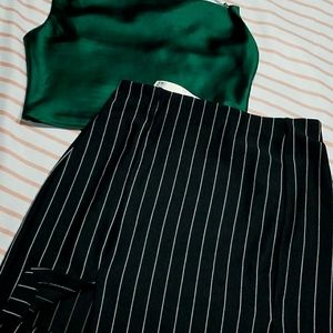 Top is from Shein and a brand new skirt from H&M brand new with tag.